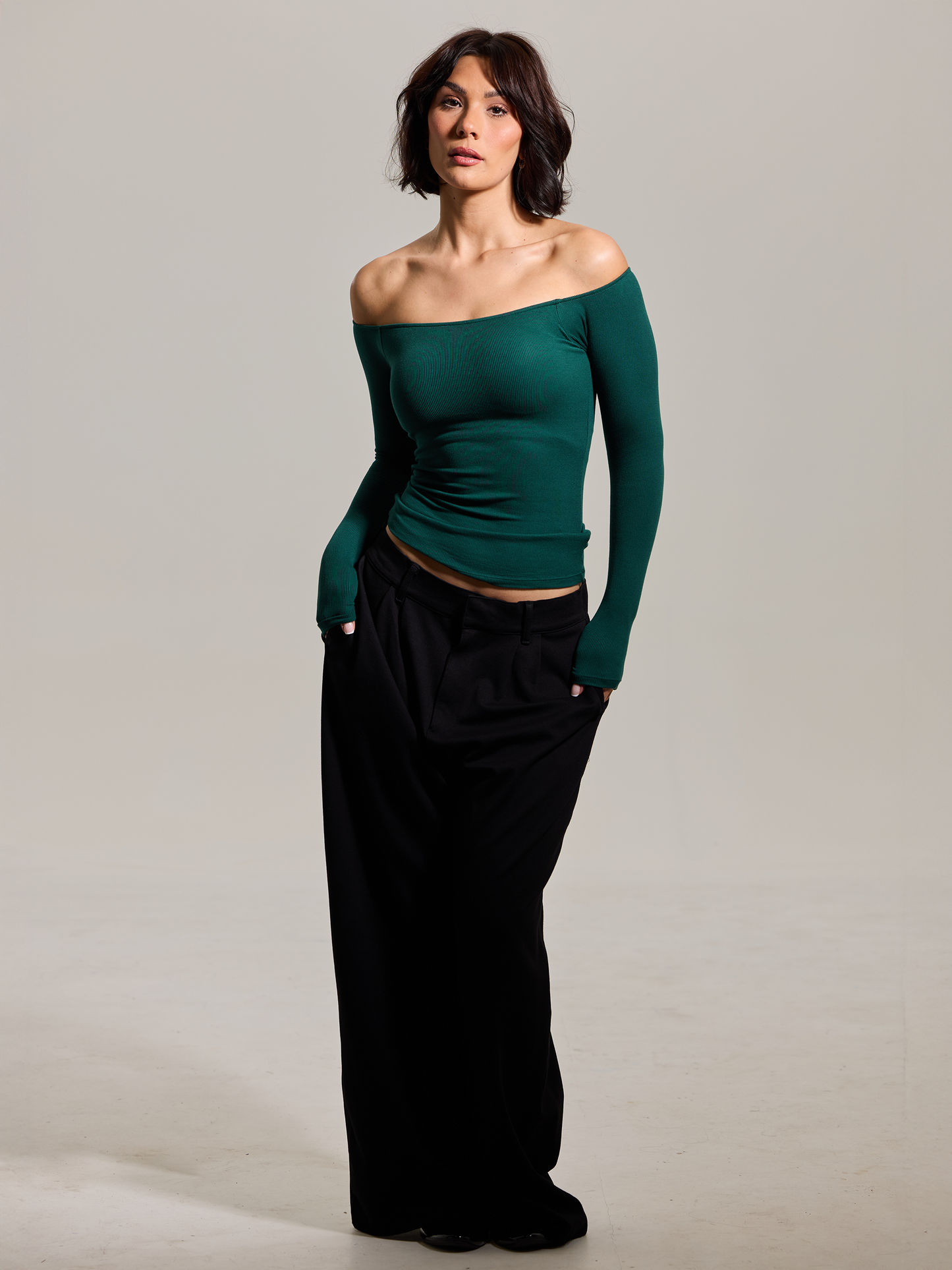 Nudea™ Braless Off the Shoulder Top