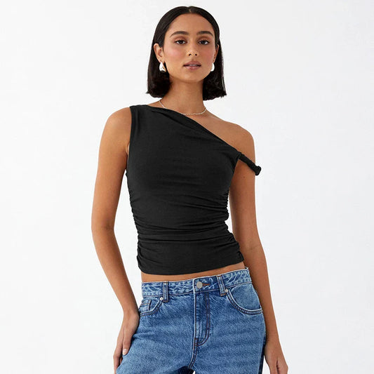 ALLURE™ One-Shoulder Sculpt Top