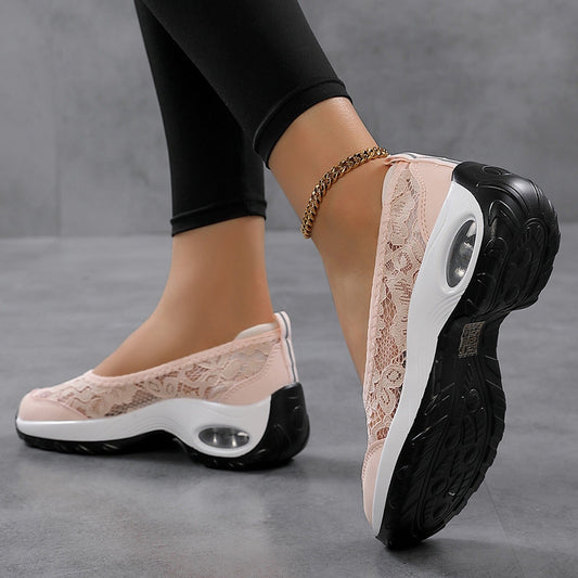 BreezyLift™ Mesh Wedge Shoes