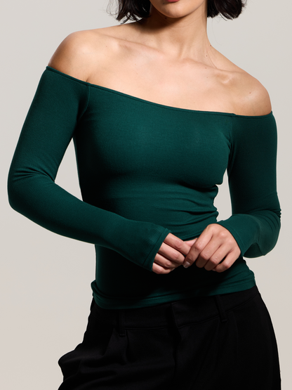 Nudea™ Braless Off the Shoulder Top
