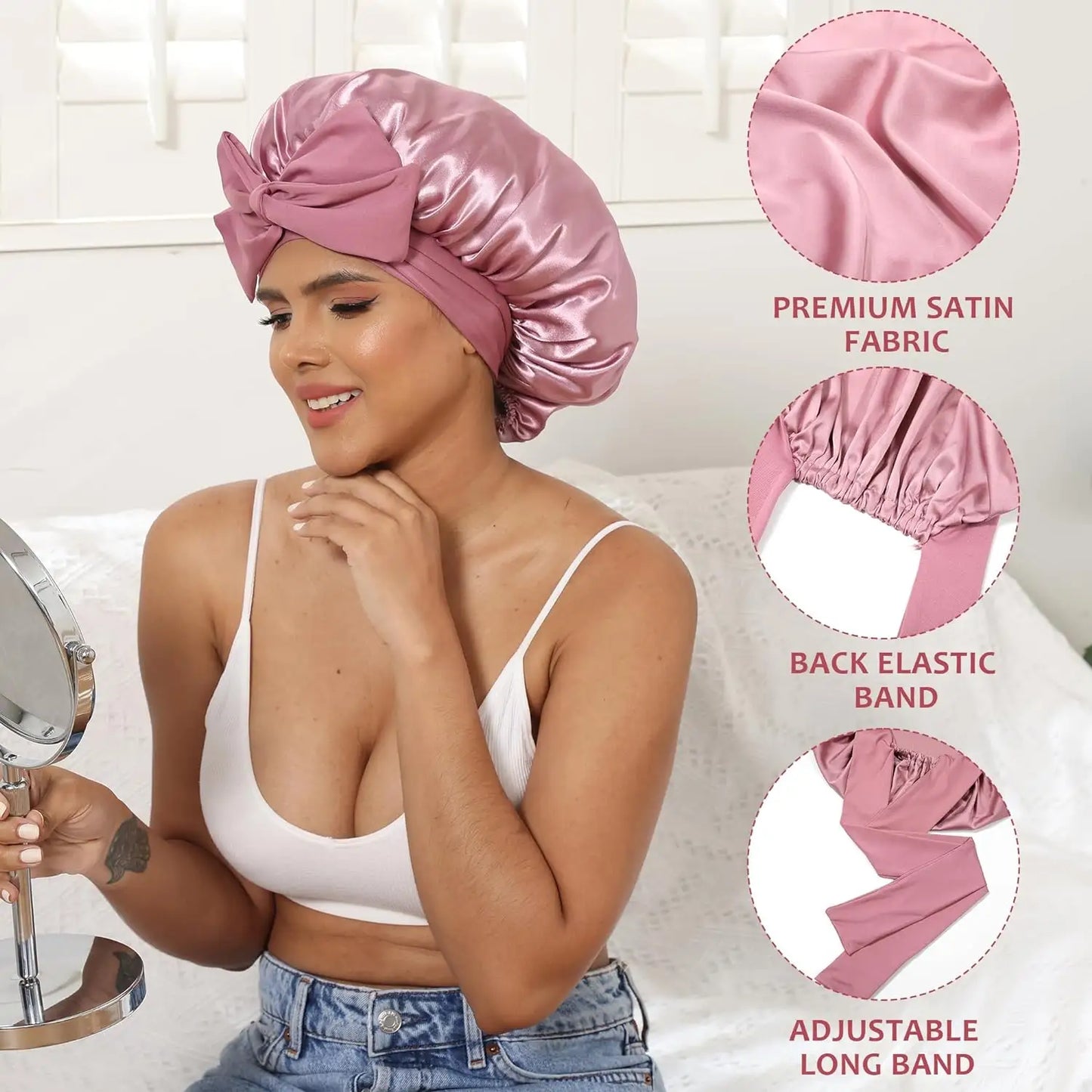 SATIN BONNET™ - Protective Sleep Cap