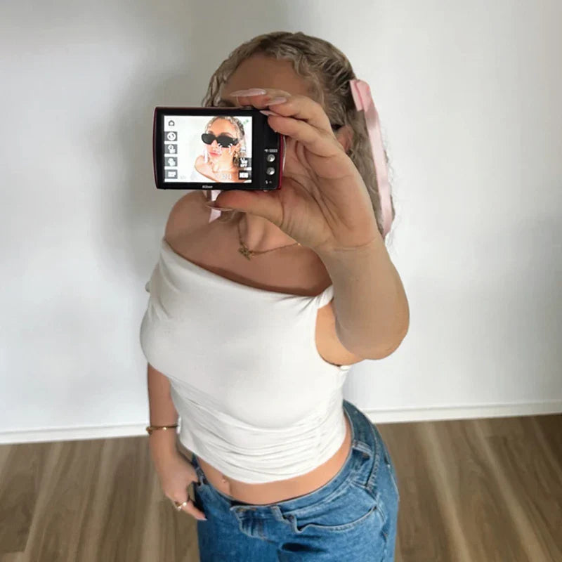 ALLURE™ One-Shoulder Sculpt Top