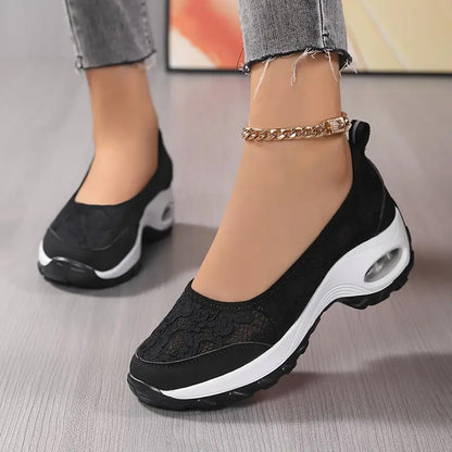 BreezyLift™ Mesh Wedge Shoes