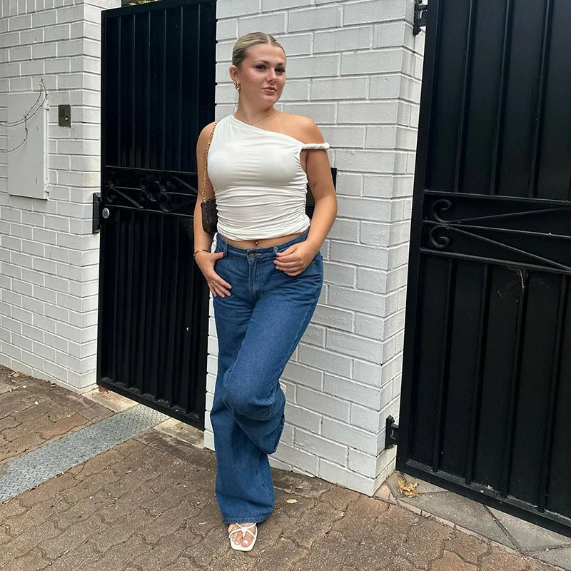 ALLURE™ One-Shoulder Sculpt Top