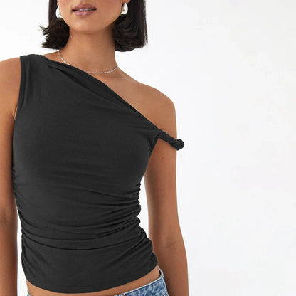 ALLURE™ One-Shoulder Sculpt Top