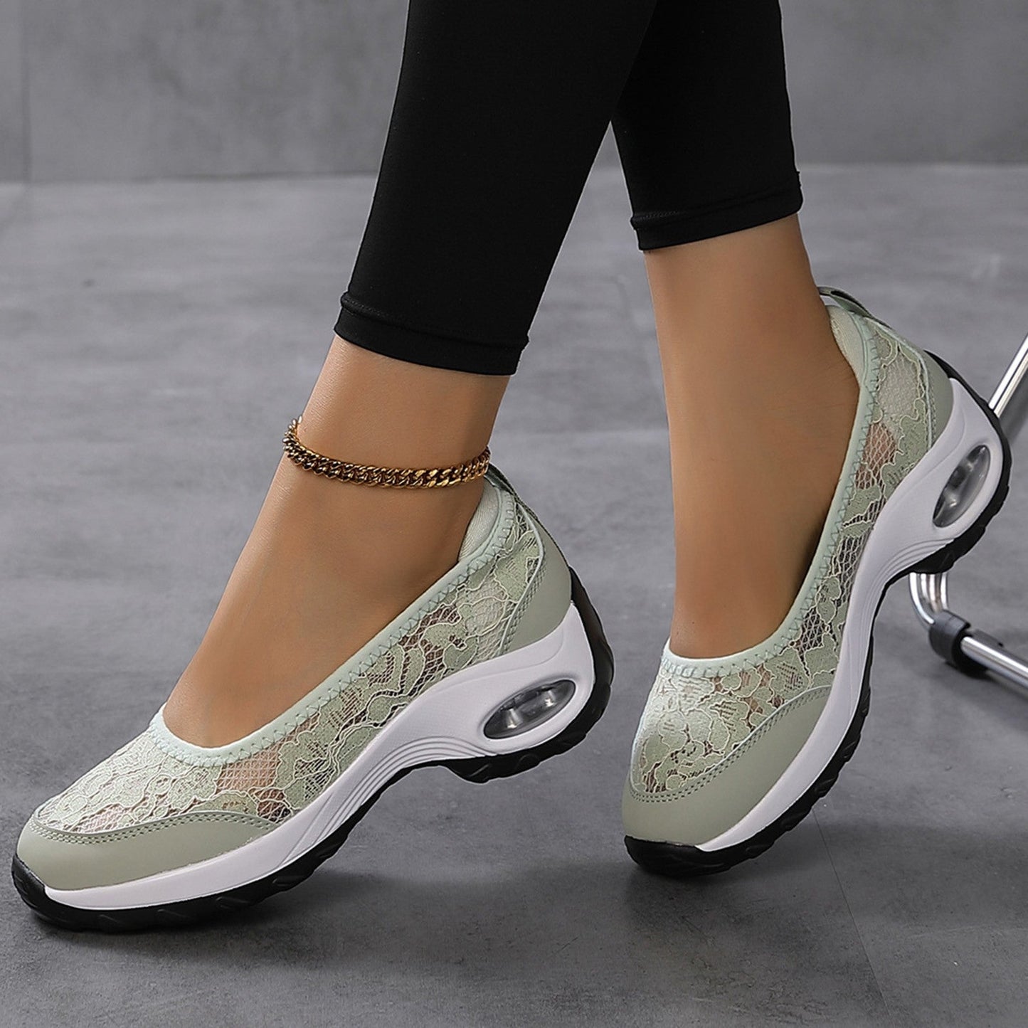 BreezyLift™ Mesh Wedge Shoes