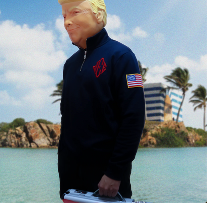 Jeffrey Epstein Quarter Zip Sweater