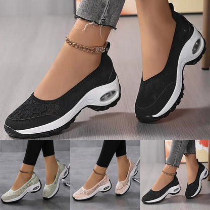 BreezyLift™ Mesh Wedge Shoes