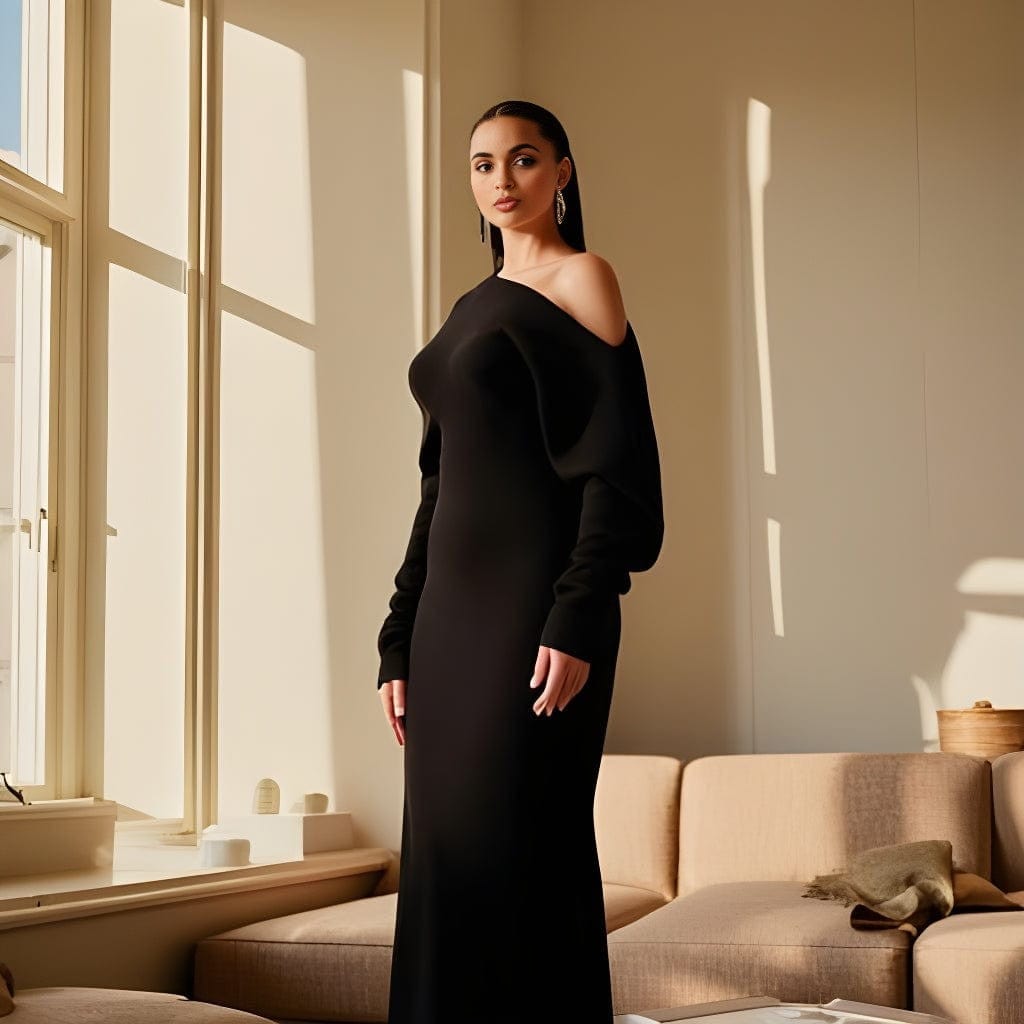 Serene® Drop-Shoulder Sweater Dress