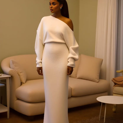 Serene® Drop-Shoulder Sweater Dress