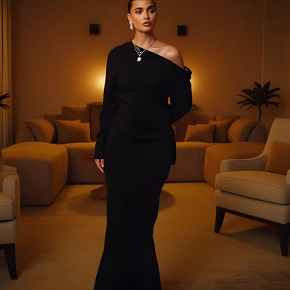 Serene® Drop-Shoulder Sweater Dress