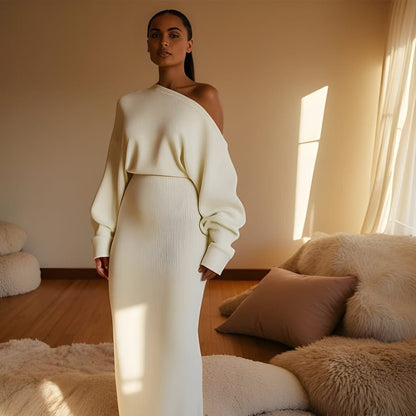 Serene® Drop-Shoulder Sweater Dress