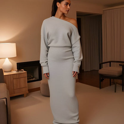 Serene® Drop-Shoulder Sweater Dress