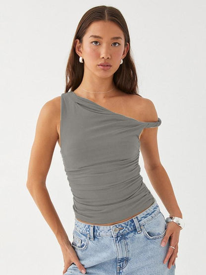 ALLURE™ One-Shoulder Sculpt Top